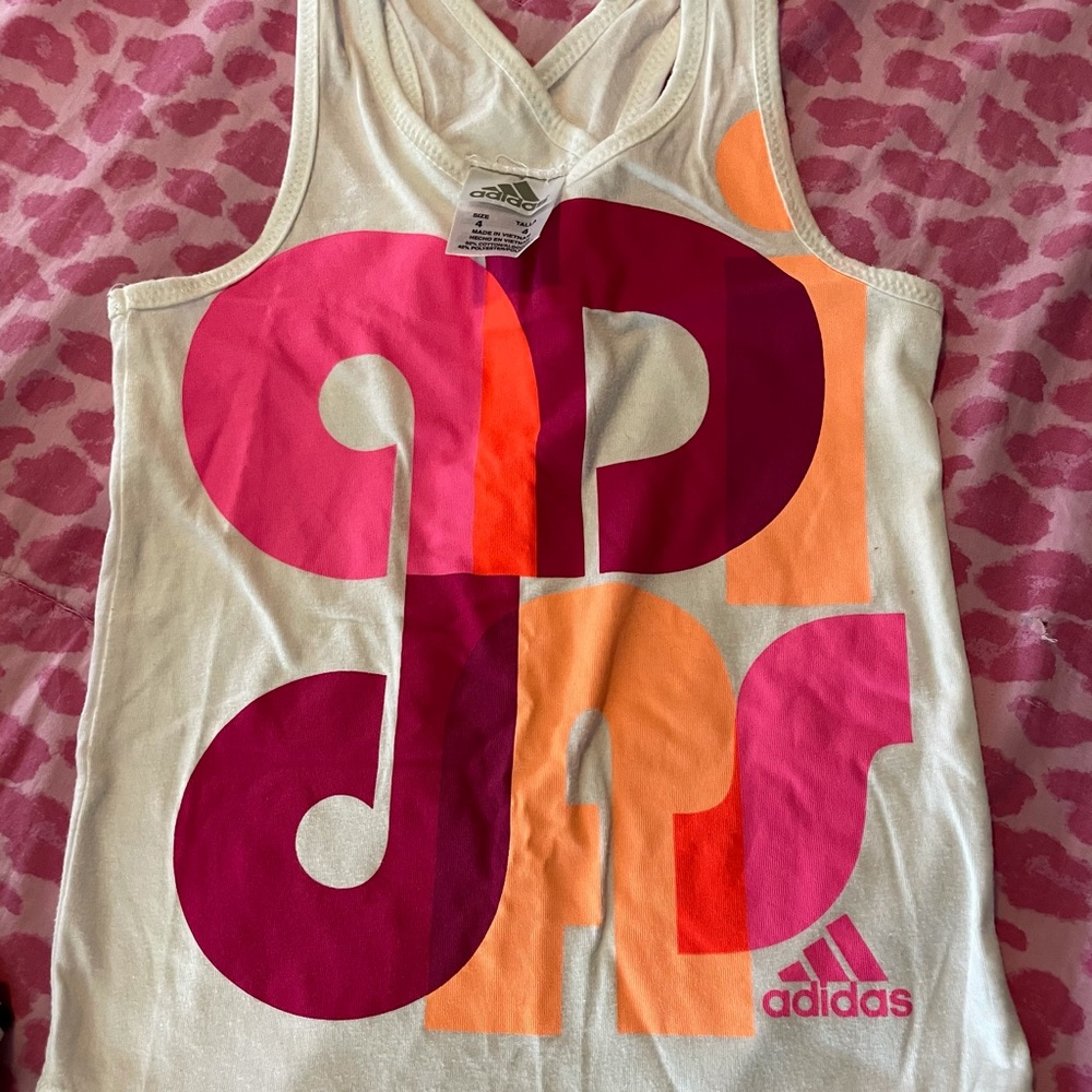 Size 4 adidas racerback tank